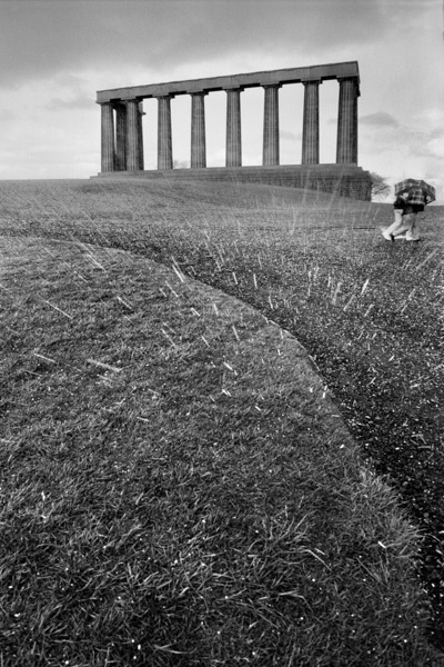 Hailstorm, National Monument (to the Napoleonic Dead), Edinburgh