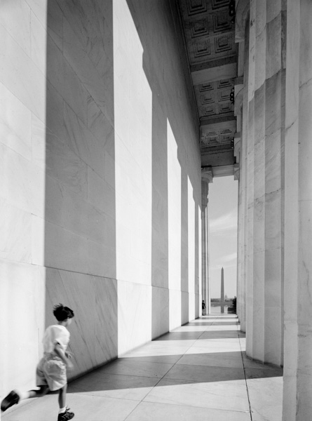 Tag, Lincoln Memorial, Washington, DC, 1990