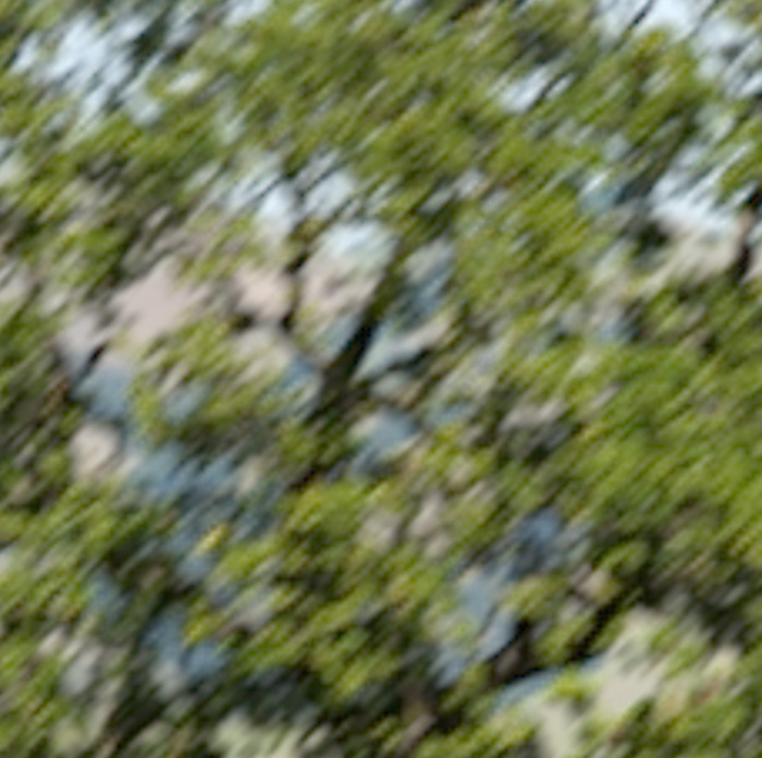 8 pixel motion blur -- MTF 50V = 416, MTF50H = 397