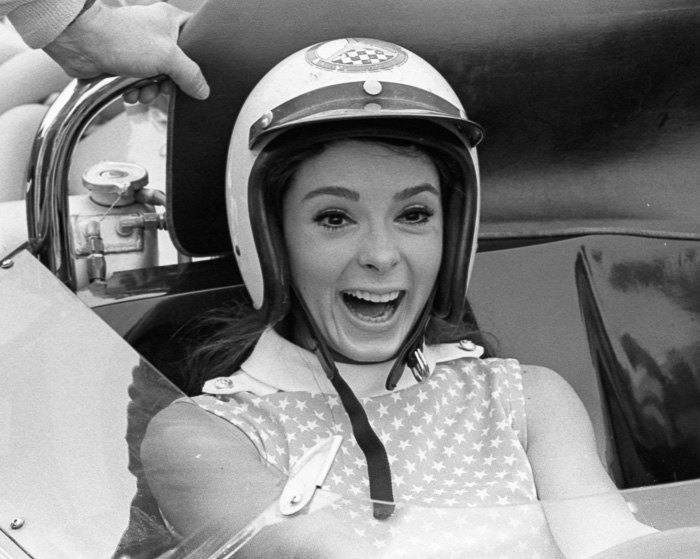 Race Queen in Mark Donohue's car