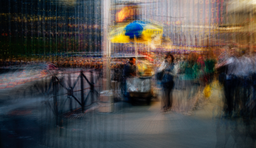 Woman and Hot Dog Bendor, Rockefeller Center, NYC, Original